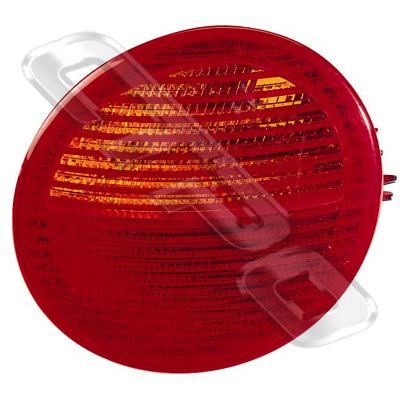 REAR LAMP - L/H - WITH RED LINES - TO SUIT VW BEETLE 1998-