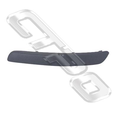 FRONT BUMPER MOULDING - L/H - MAT/BLACK - TO SUIT VW GOLF MK5 2003-