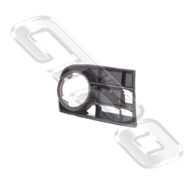 FOG LAMP COVER - R/H - W/F.L. HOLE - PETROL/DIESEL 2.0L - CERTIFIED - TO SUIT VW GOLF MK5 1K 2003- 2009