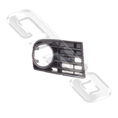 FOG LAMP COVER - R/H - W/F.L. HOLE - PETROL 1.4/1.6, DIESEL 1.9/2.0L - CERTIFIED - TO SUIT VW GOLF MK5 1K 2003- 2009