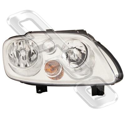 HEADLAMP - R/H - W/FOG - ELEC - TO SUIT VW TOURAN 2004-06