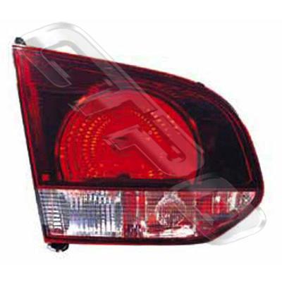 REAR LAMP - L/H - INNER - H-TYPE - TO SUIT VW GOLF MK6 2009-