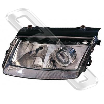 HEADLAMP - L/H - CRYSTAL CLEAR - HID - TO SUIT VW PASSAT B5 1999-01