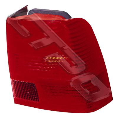REAR LAMP - R/H - W/PINK REVERSE - TO SUIT VW PASSAT B5 1997-99 4DR