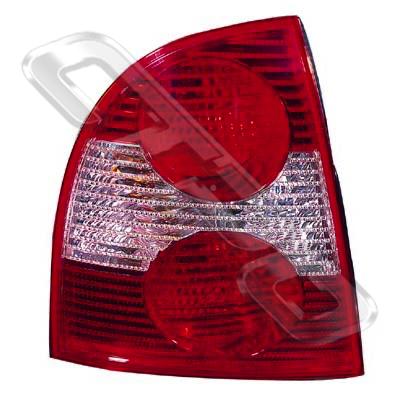REAR LAMP - L/H - W/SIGNAL SOCKET - TO SUIT VW PASSAT B6 2000-04 SDN