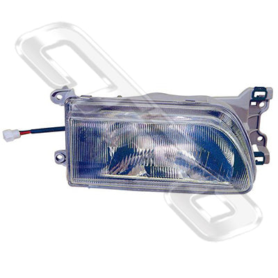 2573094-4G - HEADLAMP - R/H - W/E MARK - TO SUIT FORD LASER MK3 BF H/B 5DR 1988-89