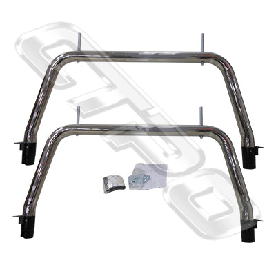 2588272-71  - ROLL BAR - ROOF RACK SET - POLISHED - TO SUIT FORD RANGER PX1 PX2 PX3 2012-