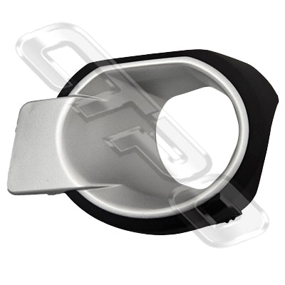 2588294-73  - FOG LAMP COVER - L/H - SILVER - WITH HOLE - TO SUIT FORD RANGER PX1 2012-