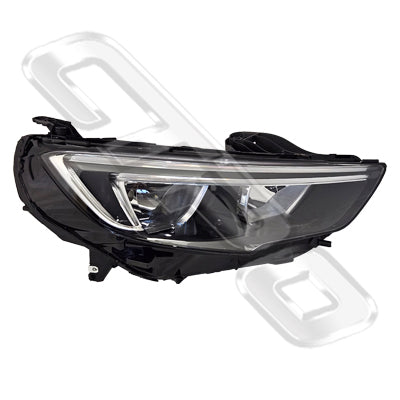 2818294-02 - HEADLAMP - R/H - ELECTRIC - W/LED - TO SUIT HOLDEN COMMODORE ZB 2018-
