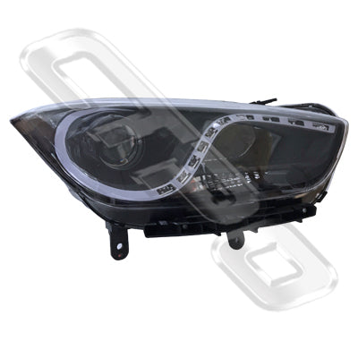 3036994-02 - HEADLAMP - R/H - WITH LED - MANUAL - TO SUIT HYUNDAI I40 2012- SEDAN