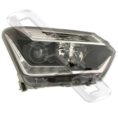 3053394-12 - HEADLAMP - R/H - MANUAL - WITH DRL - LED - TO SUIT ISUZU D-MAX P/UP 2016- FACELIFT