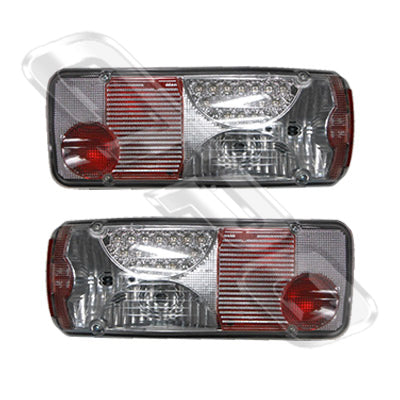 3310098-05 - REAR LAMP SET - L&R - LED TYPE - CLEAR LENS - MAN TGX 2008-