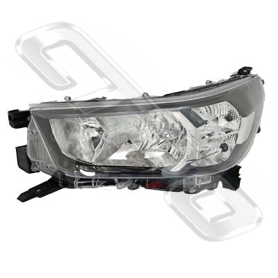 8128294-23 - HEADLAMP - L/H - W/SOCKET - MANUAL - HALOGEN - TO SUIT TOYOTA HILUX 2020- FACELIFT