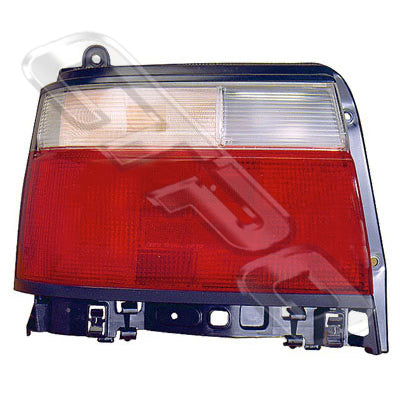 8176098-5 - REAR LAMP - L/H - CLEAR/RED - TO SUIT TOYOTA COROLLA AE100 H/B 1993-