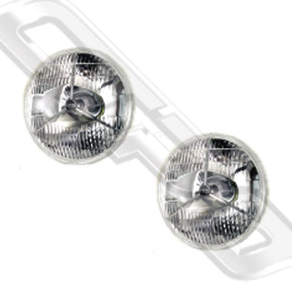 SL-P700 - HEADLAMP SET - 2PCS - SEMI SEALED - 7" ROUND - TO SUIT - H4 - 7 IN ROUND SEMI SEALED