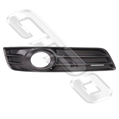 FOG LAMP COVER - R/H - WITH FOG LAMP HOLE - TO SUIT AUDI A3 2008-13 FACELIFT