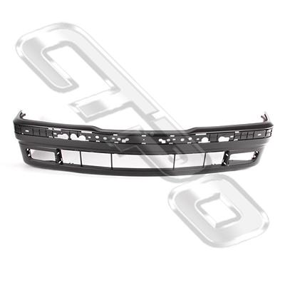 FRONT BUMPER - W/FOG LAMP HOLE - DARK GREY - TO SUIT BMW 3'S E36 2DR/4DR 1994-
