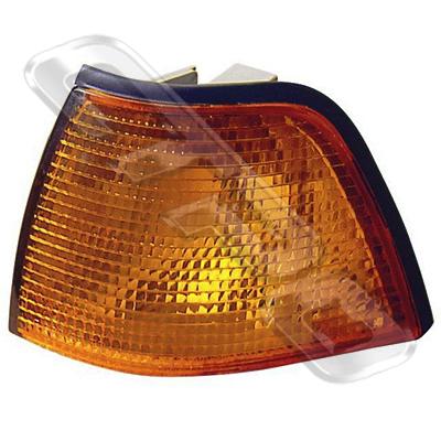 CORNER LAMP - L/H - AMBER - TO SUIT BMW 3'S E36 4DR 1991-