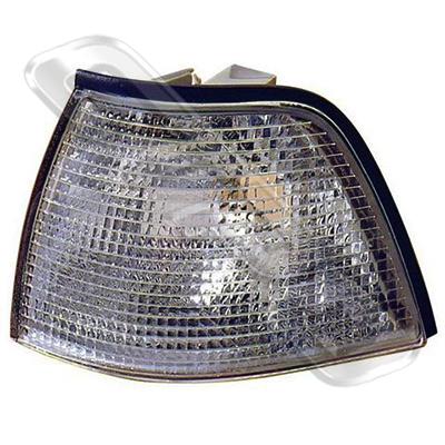 CORNER LAMP - L/H - CLEAR - TO SUIT BMW 3'S E36 4DR 1991-
