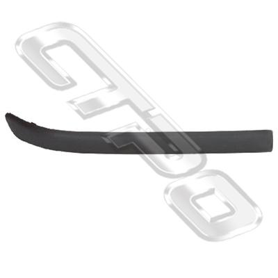 FRONT BUMPER - MOULDING - R/H - BLACK - TO SUIT BMW 3'S E46 1998-2001 4DR