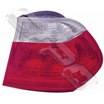 REAR LAMP - R/H - CLEAR/RED - TO SUIT BMW 3'S E46 4D 1998-