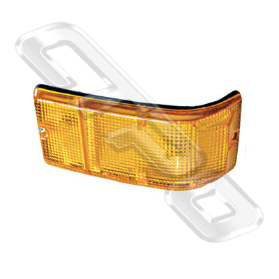 CORNER LAMP - L/H - AMBER - TO SUIT DAIHATSU DELTA V59/V78/V76 1985-98