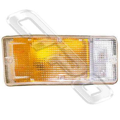 CORNER LAMP - R/H - AMBER/CLEAR - TO SUIT DAIHATSU DELTA V59/V78/V76 1985-98