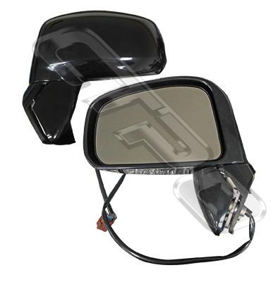 DOOR MIRROR - L/H - 125 X 245MM - ELECTRIC - TO SUIT NISSAN TIIDA & TIIDA LATIO - C11 - 2005-