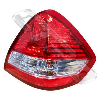 REAR LAMP - R/H - LINES IN CLEAR PLASTIC - TO SUIT NISSAN TIIDA - SC11 - 4DR JAP - 2005- EARLY