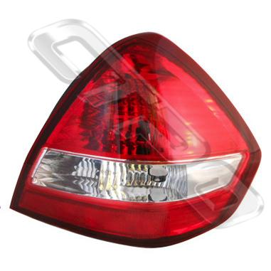 REAR LAMP - R/H - CLEAR PLASTIC (NO LINES) - TO SUIT NISSAN TIIDA - SC11 - 4DR JAP F/LIFT & ALL NZ