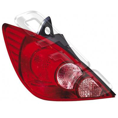 REAR LAMP - L/H - TO SUIT NISSAN TIIDA 2007- HATCHBACK - F/LIFT