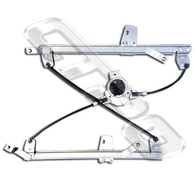 WINDOW REGULATOR - L/H - FRONT DOOR - W/O MOTOR - TO SUIT NISSAN QASHQAI/DUALIS - J10 - 2007-  JAPANESE IMPORT ONLY