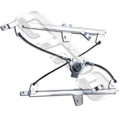 WINDOW REGULATOR - R/H - FRONT DOOR - W/O MOTOR - TO SUIT NISSAN QASHQAI/DUALIS - J10 - 2007-  JAPANESE IMPORT ONLY