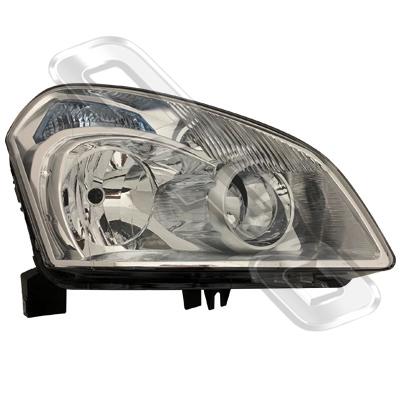 HEADLAMP - R/H - ELECTRIC - TO SUIT NISSAN QASHQAI/DUALIS - J10 - 2007-