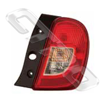 REAR LAMP - R/H - TO SUIT NISSAN MARCH/MICRA - K13 - 3/5DR H/B - 2014- FACELIFT