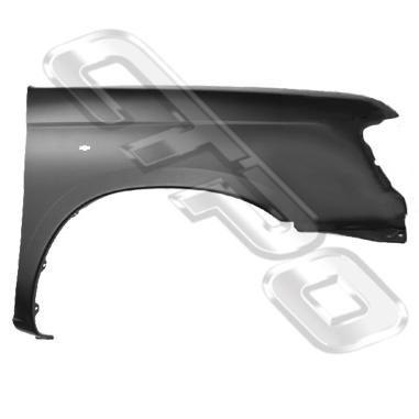 FRONT GUARD - R/H - W/SLP HOLE - TO SUIT NISSAN NAVARA D22 1998-      2WD ONLY