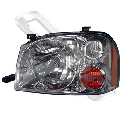 HEADLAMP - L/H - TO SUIT NISSAN NAVARA D22 2002-  FACELIFT