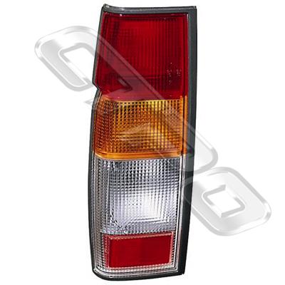 REAR LAMP - L/H - RED/AMBER/CLEAR/RED - TO SUIT NISSAN NAVARA D22 1998-