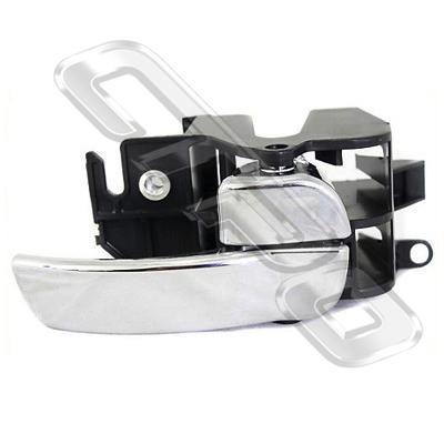 DOOR HANDLE - INNER - FRONT=REAR - L/H - CHROME - TO SUIT NISSAN NAVARA D40 2005-07