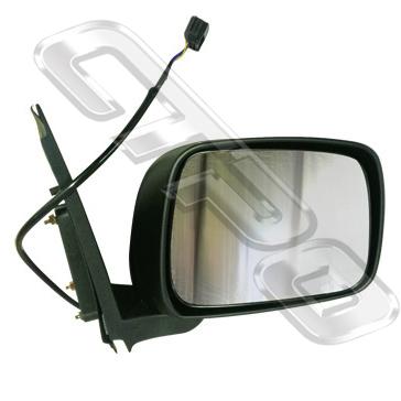 DOOR MIRROR - R/H - ELECTRIC - BLACK - TO SUIT NISSAN NAVARA D40 2005-07