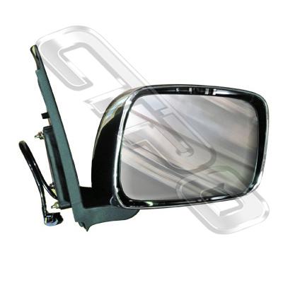 DOOR MIRROR - R/H - ELECTRIC - CHROME - TO SUIT NISSAN NAVARA D40 2005-07