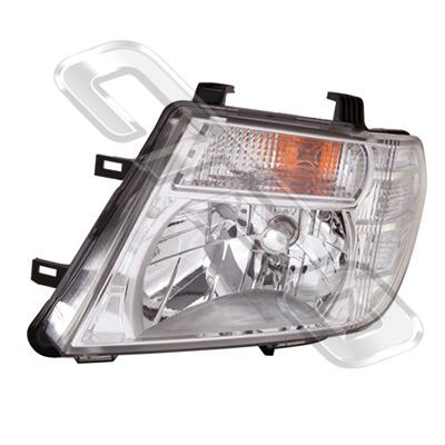 HEADLAMP - L/H - TO SUIT NISSAN NAVARA D40 2010-  F/LIFT