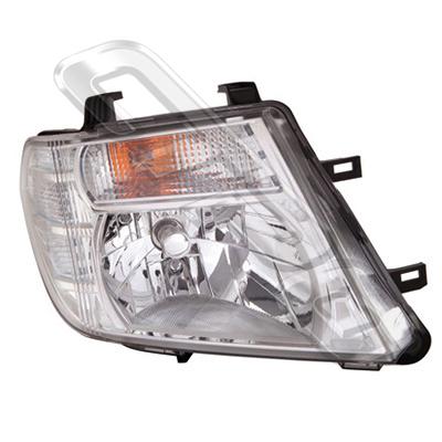 HEADLAMP - R/H - TO SUIT NISSAN NAVARA D40 2010-  F/LIFT