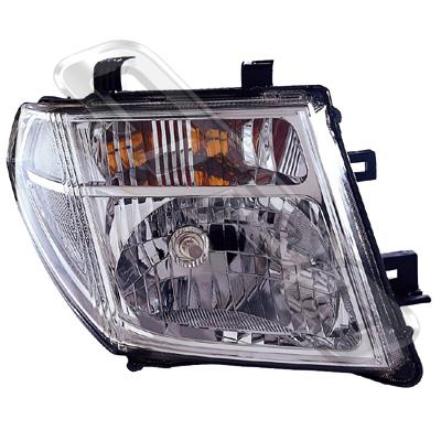 HEADLAMP - R/H - TO SUIT NISSAN NAVARA D40 2005-07