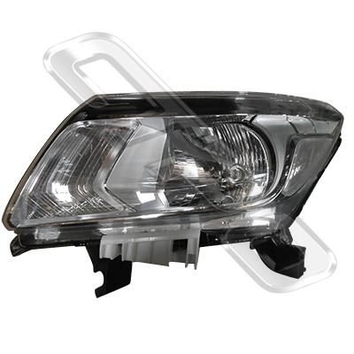 HEADLAMP - L/H - NON RUNNING LAMP TYPE - TO SUIT NISSAN NAVARA D23 NP300 2014-