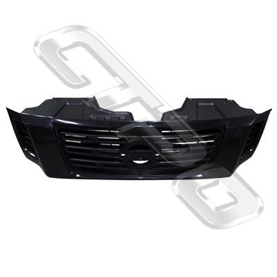 GRILLE - BLACK - TO SUIT NISSAN NAVARA D23 NP300 2014-  2WD