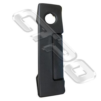 DOOR HANDLE - OUTER - L/H - SLIDING - BLACK - W/KEY HOLE - TO SUIT NISSAN CARAVAN - E25 - 2001-