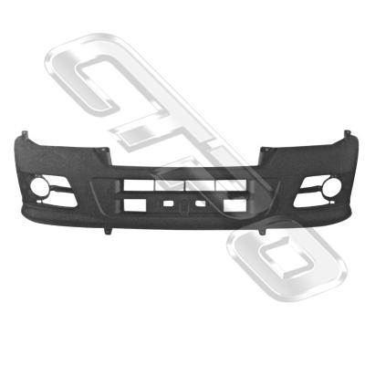 FRONT BUMPER - W/FOG LAMP HOLE - TO SUIT NISSAN HOMY E25 2007-
