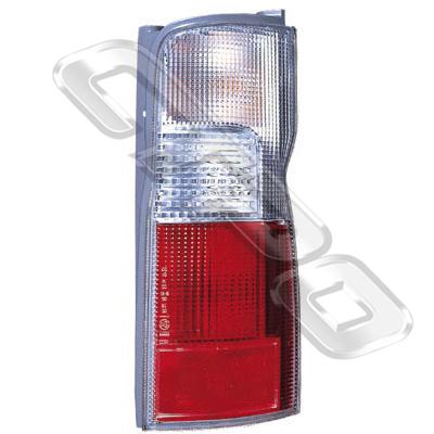 REAR LAMP - R/H - CLEAR/RED - TO SUIT NISSAN HOMY E24/E25 2001-