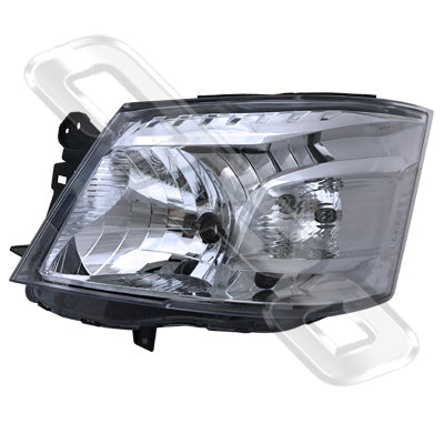 HEADLAMP - L/H - MANUAL - TO SUIT NISSAN CARAVAN NV350 / E26 2013-